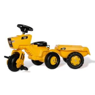 Bild von ROLLY TOYS rollyTrac John Deere Dreirad mit Anhänger und Soundlenkrad 052936
