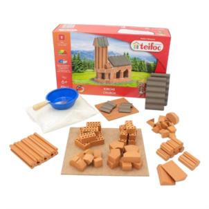Bild von Teifoc Kirche Bausatz mit 70 Bauteilen 4025